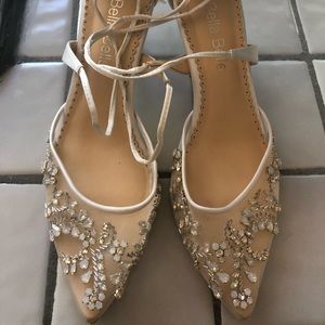 Bella Belle wedding heels. Size 6
